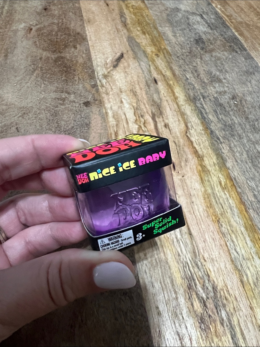 Nice Ice Baby Purple Super Solid Squish Toy